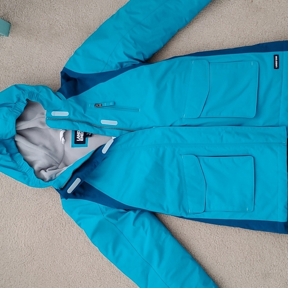 Girls size 14 (large) Lands' End Winter coat - Picture 2 of 10